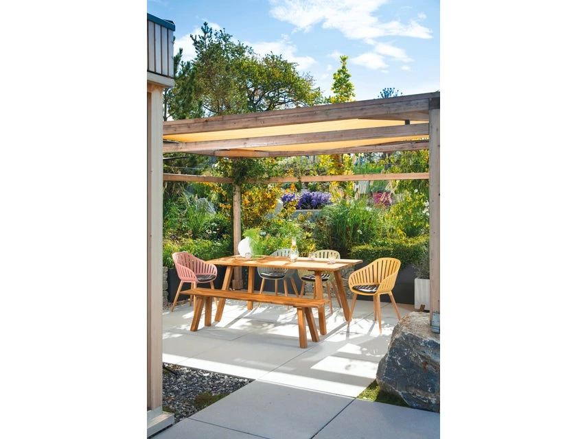 Großhandel 👏 Jardini Gartenbank Siena - 180/45/35 cm in braun 🎁 6 Großhandel 👏 Jardini Gartenbank Siena - 180/45/35 cm in braun 🎁 – Bild 4