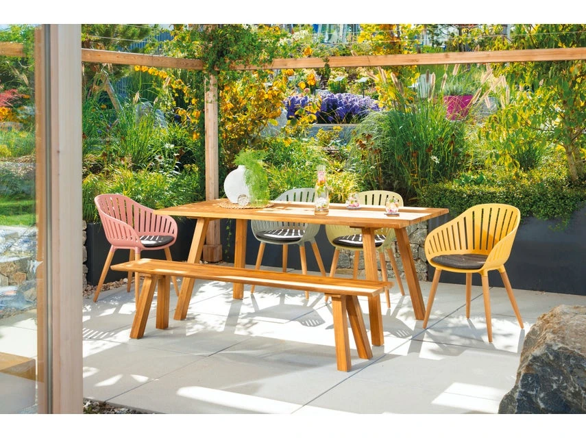 Auslauf ✨ Jardini Gartenstuhl Siena - 55/80/54,5 cm in pink 🥰 4 Auslauf ✨ Jardini Gartenstuhl Siena - 55/80/54,5 cm in pink 🥰 – Bild 2