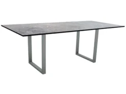 Brandneu 😍 Gartentisch Outdoor - 200/73/100 cm in grau 🧨