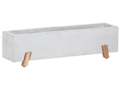 Blitzangebot 🧨 Jardini Blumentopf Malta - 72/20/16 cm in grau 😀