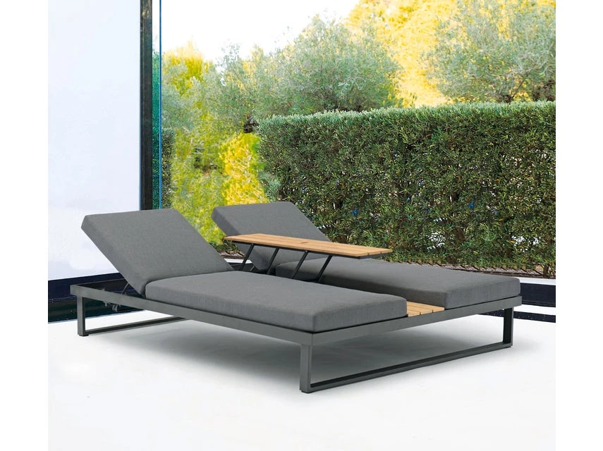 Blitzangebot 💯 Jardini Loungebett Ascot - 152/29,5-84/200 cm in grau 👏 4 Blitzangebot 💯 Jardini Loungebett Ascot - 152/29,5-84/200 cm in grau 👏 – Bild 2