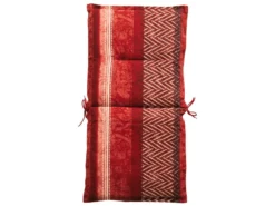 Auslauf ❤️ Niederlehnerkissen Jardini Go - 50/6/100 cm in rot ❤️