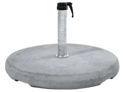Blitzangebot 🤩 Schirmständer Betonsockel Z - 11/75 cm in grau 😉