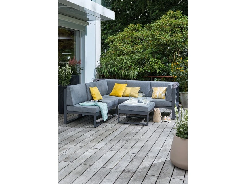 Aktion â Jardini Loungegarnitur Long Island II 4-teilig in grau đ€© 10 Aktion â Jardini Loungegarnitur Long Island II 4-teilig in grau đ€© â Bild 8