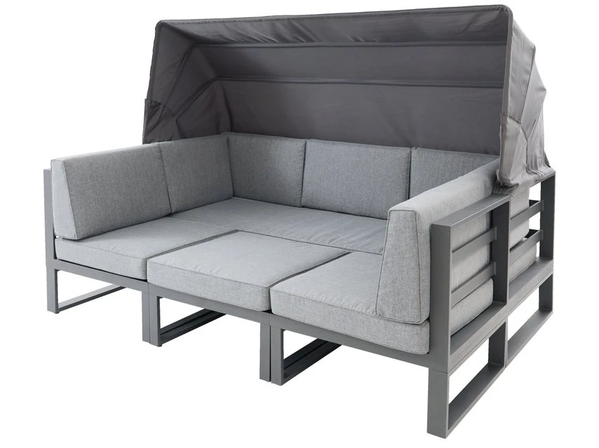 Aktion â Jardini Loungegarnitur Long Island II 4-teilig in grau đ€© 9 Aktion â Jardini Loungegarnitur Long Island II 4-teilig in grau đ€© â Bild 7