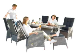 Budget 😍 Jardini Gartenstuhl Barcelona - 65/112/62 cm in grau 🔔 -GARTENMÖBEL Verkäufe 6544940 0576036 4 22118170