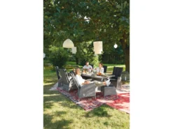 Schlussverkauf ❤️ Jardini Gartenhocker Barcelona - 50/44/57 cm in grau 🌟 -GARTENMÖBEL Verkäufe 6544942 0576040 1 23765433