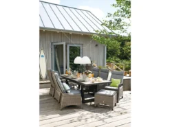 Schlussverkauf 👍 Jardini Gartenhocker Komido - 62/49/48 cm in grau ⌛ -GARTENMÖBEL Verkäufe 6544962 0576055 5 24245070