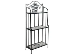 Angebote ❤️ Jardini Gartenregal Rosi - 62/143/29 cm in schwarz ⌛ -GARTENMÖBEL Verkäufe 6544985 0576072 2 24295182