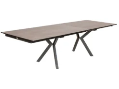 Am billigsten ✔️ Karasek Gartentisch London Superior - 95/73/165-225-285 cm in grau 🎁