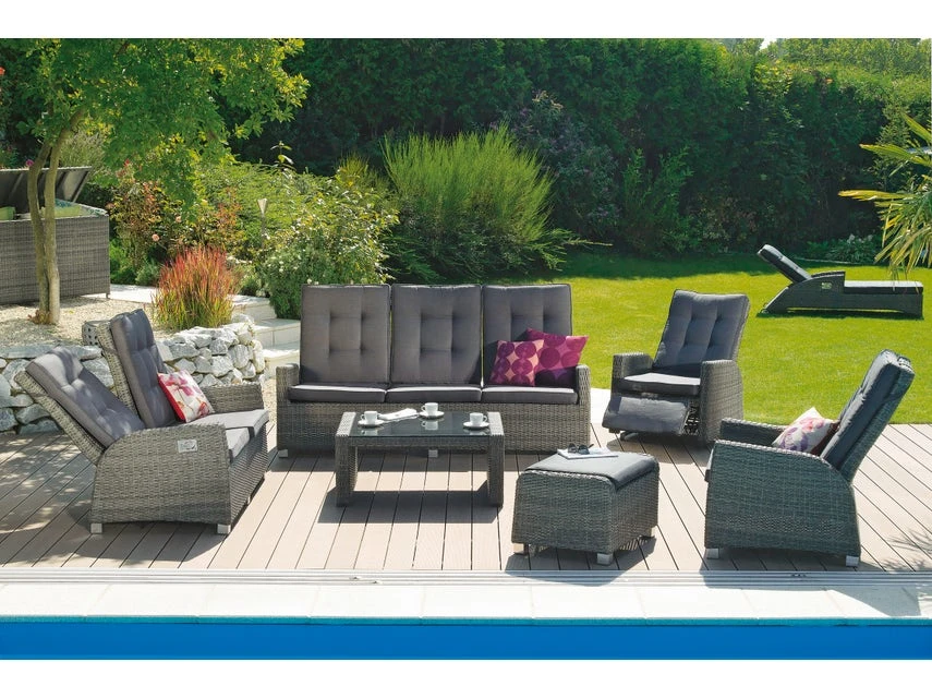 Angebote 👍 Jardini Sonnenliege Barcelona - 168/85/70 cm in grau ✨ 4 Angebote 👍 Jardini Sonnenliege Barcelona - 168/85/70 cm in grau ✨ – Bild 2