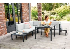 Schlussverkauf 🔔 Jardini Loungetisch Bali - 35/32/73 cm in dunkelgrau 👏 -GARTENMÖBEL Verkäufe 6627687 0582964 1 23718268