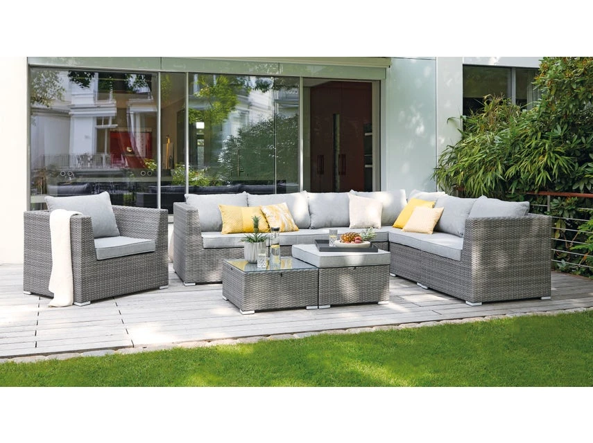 Brandneu 🌟 Jardini Loungesofa-Mittelteil Rügen - 66/45/84 cm in grau 🔔 6 Brandneu 🌟 Jardini Loungesofa-Mittelteil Rügen - 66/45/84 cm in grau 🔔 – Bild 4