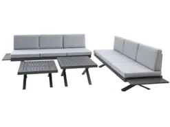 Bestpreis 🧨 Jardini Loungetischset Rieke 2-tlg. - 72/43/72 cm in grau 🎉 -GARTENMÖBEL Verkäufe 6627765 0583040 3 23773402