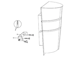 Blitzangebot ⭐ Außenwandleuchte Breganzo - 17/25/12 cm in grau 🛒 -GARTENMÖBEL Verkäufe 6678806 0598019 1 20725787