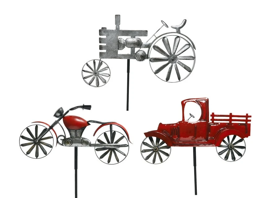 Neu ❤️ Jardini Beetstecker Fahrzeug - 50/134/3,5 cm in mehrfarbig 💯 3 Neu ❤️ Jardini Beetstecker Fahrzeug - 50/134/3,5 cm in mehrfarbig 💯