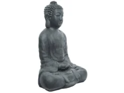 Rabatt 🥰 Jardini Dekofigur Buddha - 61,5/79/35 cm in grau 🤩 -GARTENMÖBEL Verkäufe 6746780 0603028 2 24664197