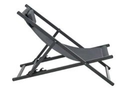 Aktion 🛒 Jardini Liegestuhl Rocky - 61/78,5/108,5 cm in dunkelgrau 🌟 -GARTENMÖBEL Verkäufe 6747998 0603273 1 24580129