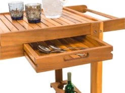 Bestes Angebot ⭐ Jardini Servierwagen Costa Rica - 100/80/60 cm in braun 💯 -GARTENMÖBEL Verkäufe 6748085 0603359 10 24607147