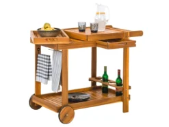 Bestes Angebot ⭐ Jardini Servierwagen Costa Rica - 100/80/60 cm in braun 💯 -GARTENMÖBEL Verkäufe 6748091 0603359 3 24607147