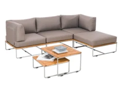 Großhandel ⭐ Jardini Loungegarnitur Normandie 6-teilig in silberfarben 🎁 -GARTENMÖBEL Verkäufe 6748098 0603373 1 24607345