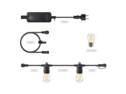 Billig ✔️ Outdoor-Lichterkette Smart String Light - 500 cm in schwarz ❤️ -GARTENMÖBEL Verkäufe 6749790 0603653 14 24679203