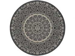 Schlussverkauf 🧨 Vorleger Smuq Mandela - D 100 cm in grau 👏