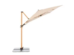 Angebote 😉 Doppler Sonnenschirm Alu Wood AX Ultra - 220/300 cm in braun 🔥 -GARTENMÖBEL Verkäufe 6776409 0609967 2 24757348