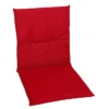 Aktion ✔️ Niederlehnerkissen Jardini Go - 48/5/98 cm in rot 🎉