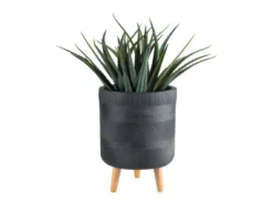 Neu ✨ Jardini Blumentopf Sabine - 31/30 cm in dunkelgrau 👏 -GARTENMÖBEL Verkäufe 6781347 0611521 2 24669387 1