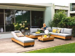 Angebote 😀 Jardini Loungegarnitur Olmo 3-teilig in hellgrau 🛒 -GARTENMÖBEL Verkäufe 6782055 0611901 5 24610405