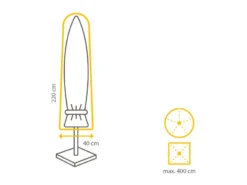 Coupon 🌟 Winza Schutzhülle für Sonnenschirme - 40/220 cm in grau ✔️ -GARTENMÖBEL Verkäufe 6782171 0611951 16 24766117