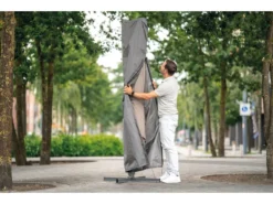 Schlussverkauf 😀 Winza Schutzhülle für Sonnenschirme - 70/295 cm in grau 😀 -GARTENMÖBEL Verkäufe 6782217 0611954 1 24766159