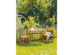 Billig 💯 Jardini Gartenbank Rosario - 100/80/55 cm in braun 🎁 -GARTENMÖBEL Verkäufe 6783082 0612025 2 24580335