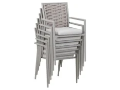 Besorgen ❤️ Jardini Stapelstuhl Bretagne - 55/85/58 cm in hellgrau ⌛ -GARTENMÖBEL Verkäufe 6783335 0612110 8 24566450