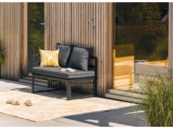 Besorgen 🛒 Jardini Gartenbank/Liege Provence - 95-190/66/62 cm in grau 🤩