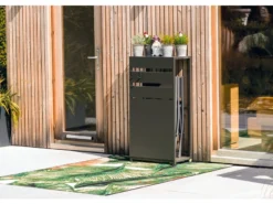 Bester Verkauf 🎁 Jardini Balkonmöbel-Set Modena 4-teilig in grau 😀 -GARTENMÖBEL Verkäufe 6783934 0612321 2 24606959