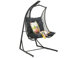 Bestpreis 🥰 Jardini Hängesessel Evora - 110/179/120 cm in schwarz ⭐ -GARTENMÖBEL Verkäufe 6784472 0612497 5 24603533