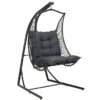 Bestpreis 🥰 Jardini Hängesessel Evora - 110/179/120 cm in schwarz ⭐