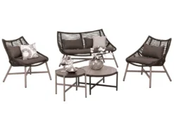 Budget 👍 Jardini Loungegarnitur Taviano 5-teilig in schwarz 🔔 13 Budget 👍 Jardini Loungegarnitur Taviano 5-teilig in schwarz 🔔 -GARTENMÖBEL Verkäufe 6784498 0612514 11 24603658 1