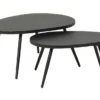 Brandneu 🥰 Jardini Loungetisch-Set Artemis 2 teilig in schwarz 😉 -GARTENMÖBEL Verkäufe 6784536 0612533 1 24631493