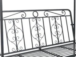 Besorgen 🥰 Jardini Gartenbank Rosalie - 121/230/53 cm in schwarz ❤️ -GARTENMÖBEL Verkäufe 6784697 0612586 4 24668818