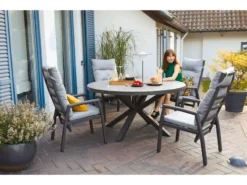 Rabatt 😀 Jardini Gartentisch Bondino - 150x74 cm in grau ❤️ -GARTENMÖBEL Verkäufe 6786382 0612917 1 24608294