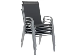 Bestpreis 😉 Jardini Stapelstuhl Vargas - 55/91/73 cm in schwarz ✨ -GARTENMÖBEL Verkäufe 6787205 0613276 6 24635023