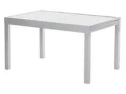 Bestes Angebot 🧨 Jardini Gartentisch Vargas - 90/75/140-280 cm in hellgrau 🔔