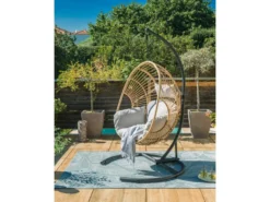 Auslauf ❤️ Jardini Hängesessel Marbella - 120/184/118 cm in schwarz ✔️ -GARTENMÖBEL Verkäufe 6787496 0613437 2 24603583