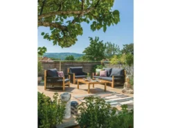 Top 10 🤩 Jardini Loungegarnitur Almeria 4-teilig in schwarz 😀 -GARTENMÖBEL Verkäufe 6787508 0613449 2 24606719