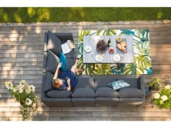 Bestpreis 👍 Jardini Gartentisch Hugo - 85/65/140 cm in grau ❤️ -GARTENMÖBEL Verkäufe 6787528 0613463 1 24608301