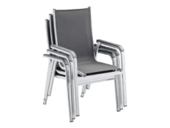 Rabatt 🤩 Kettler Stapelstuhl Basic Plus - 61/104/71 cm in silberfarben ✔️ -GARTENMÖBEL Verkäufe 6789052 0613793 2 24605927