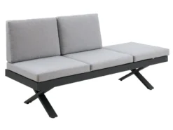 Blitzangebot 😍 Jardini Loungesofa Rieke II 3-Sitzer - 198/95,5/72 cm in grau 🥰 -GARTENMÖBEL Verkäufe 6791920 0615145 3 24579891